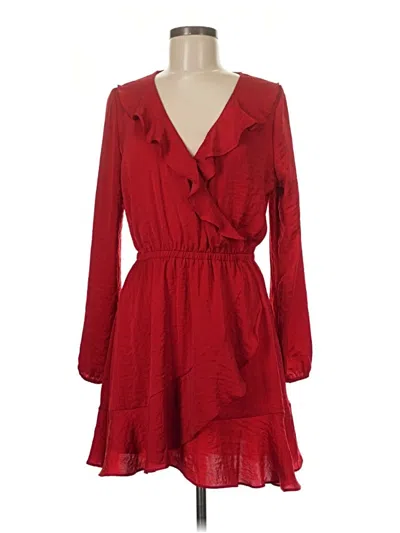 Pre-owned Express Outlet Casual Dress In Red