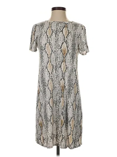 Pre-owned Express Outlet Casual Dress In Silver
