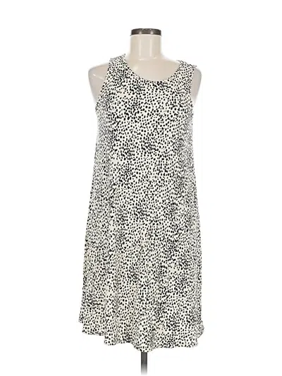 Pre-owned Express Outlet Casual Dress In White