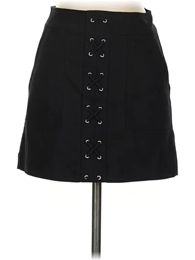Pre-owned Express Outlet Casual Skirt In Black