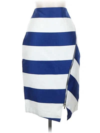 Pre-owned Express Outlet Casual Skirt In Blue