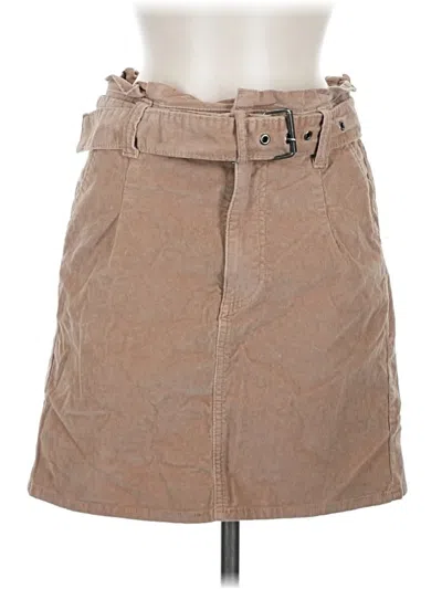 Pre-owned Express Outlet Casual Skirt In Brown