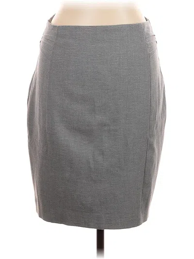 Pre-owned Express Outlet Casual Skirt In Gray