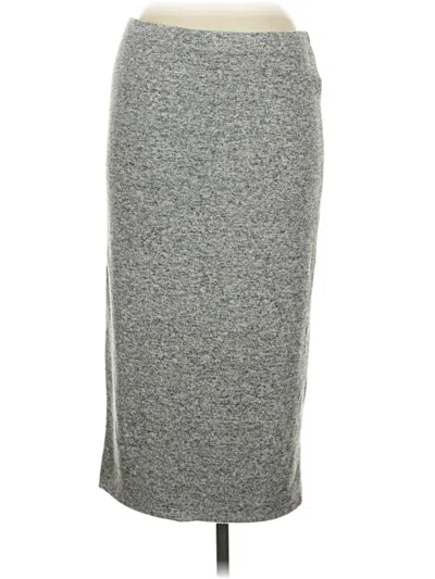 Pre-owned Express Outlet Casual Skirt In Gray