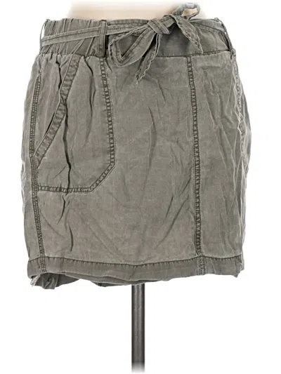 Pre-owned Express Outlet Casual Skirt In Gray