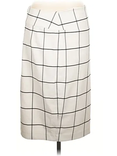 Pre-owned Express Outlet Casual Skirt In Ivory