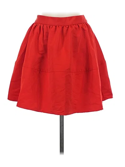 Pre-owned Express Outlet Casual Skirt In Red