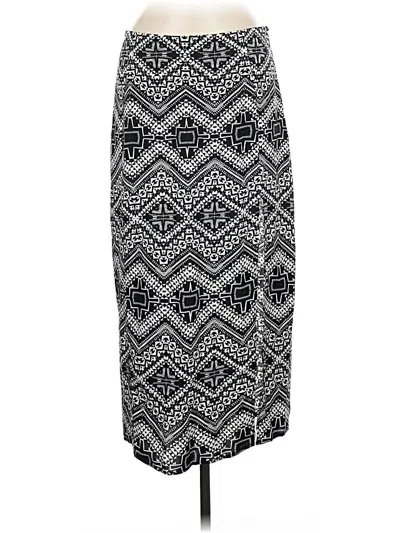 Pre-owned Express Outlet Casual Skirt In Silver