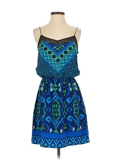 Pre-owned Express Outlet Cocktail Dress In Blue