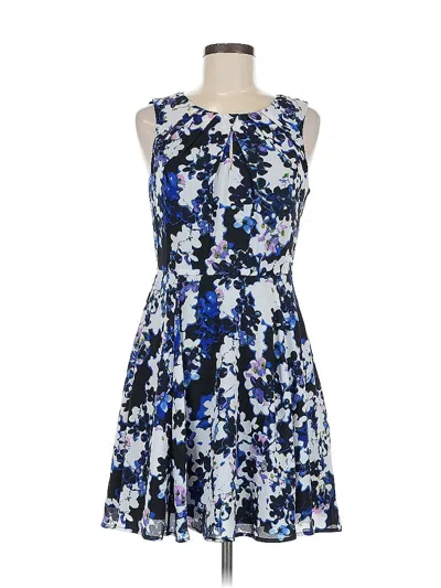 Pre-owned Express Outlet Cocktail Dress In Blue