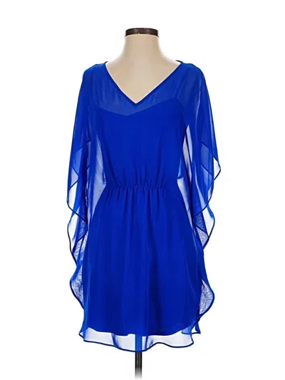 Pre-owned Express Outlet Cocktail Dress In Blue