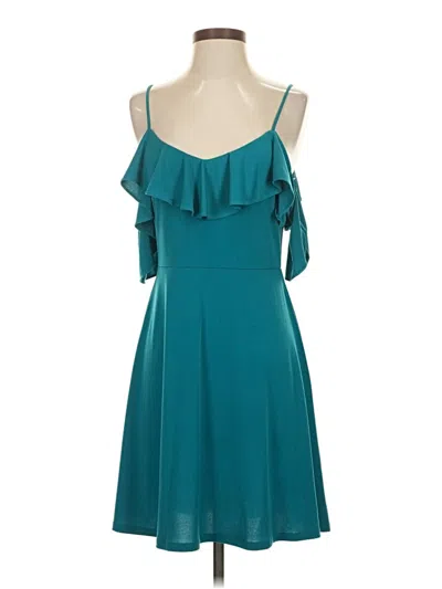 Pre-owned Express Outlet Cocktail Dress In Blue