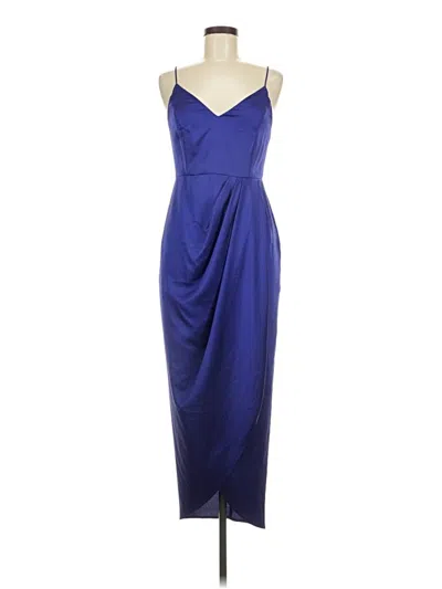 Pre-owned Express Outlet Cocktail Dress In Blue