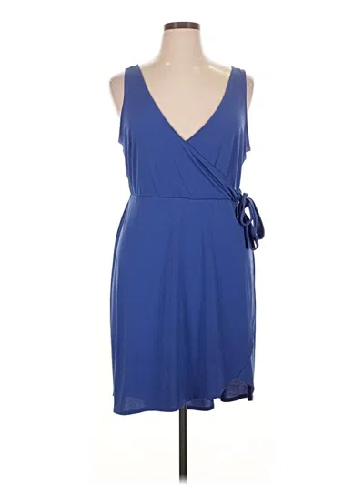 Pre-owned Express Outlet Cocktail Dress In Blue