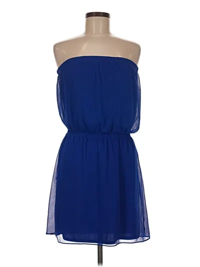 Pre-owned Express Outlet Cocktail Dress In Blue