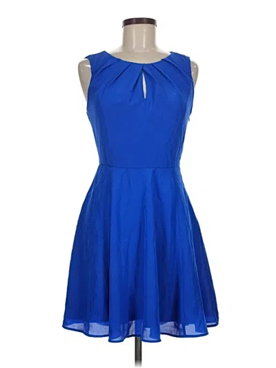 Pre-owned Express Outlet Cocktail Dress In Blue