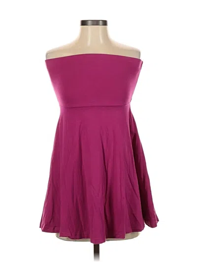 Pre-owned Express Outlet Cocktail Dress In Burgundy
