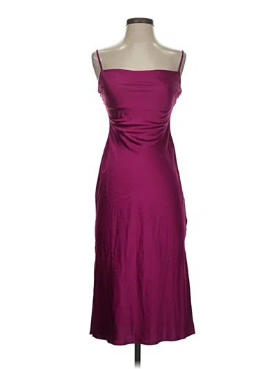 Pre-owned Express Outlet Cocktail Dress In Burgundy