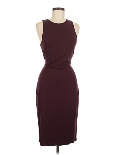 Pre-owned Express Outlet Cocktail Dress In Burgundy