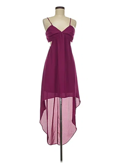 Pre-owned Express Outlet Cocktail Dress In Burgundy