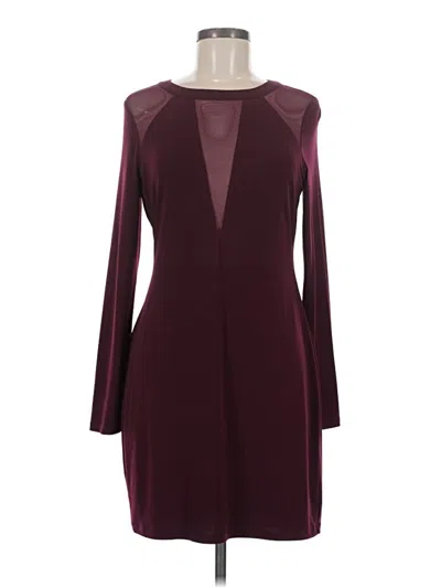 Pre-owned Express Outlet Cocktail Dress In Burgundy