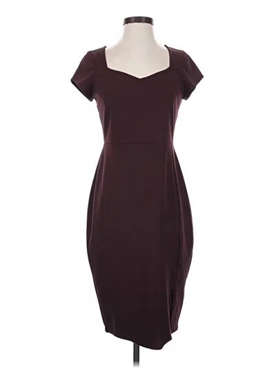 Pre-owned Express Outlet Cocktail Dress In Burgundy