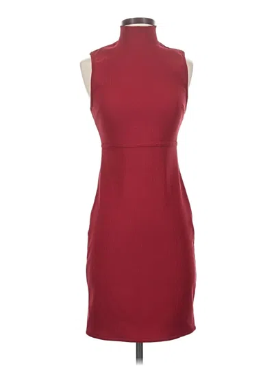 Pre-owned Express Outlet Cocktail Dress In Burgundy