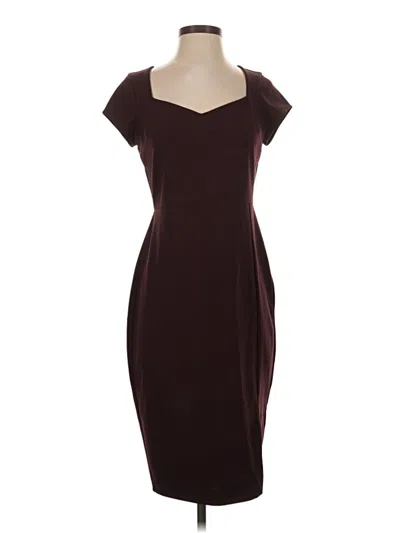 Pre-owned Express Outlet Cocktail Dress In Burgundy