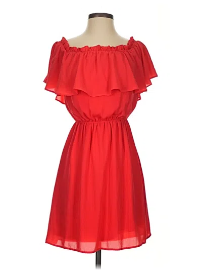 Pre-owned Express Outlet Cocktail Dress In Red