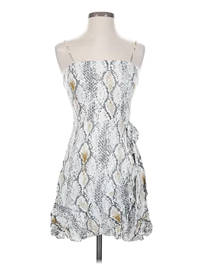 Pre-owned Express Outlet Cocktail Dress In Silver