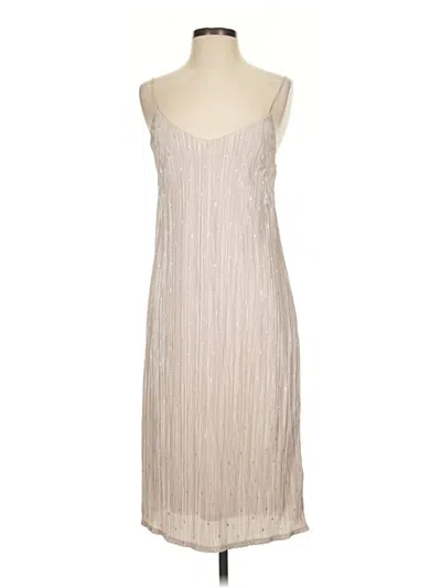 Pre-owned Express Outlet Cocktail Dress In Tan