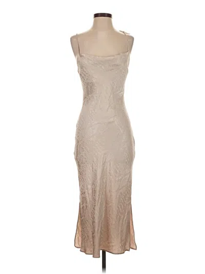 Pre-owned Express Outlet Cocktail Dress In Tan