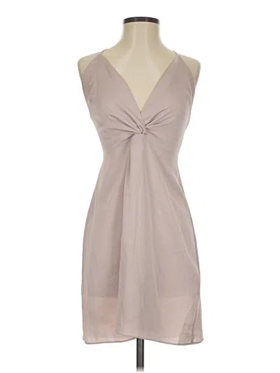 Pre-owned Express Outlet Cocktail Dress In Tan