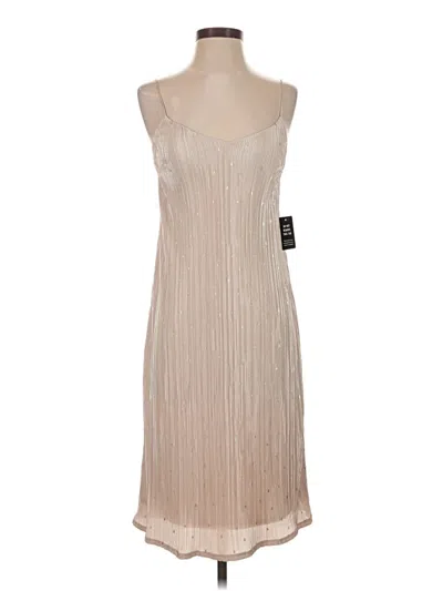 Pre-owned Express Outlet Cocktail Dress In Tan