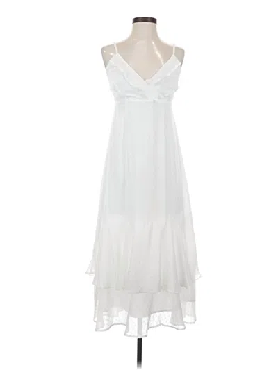 Pre-owned Express Outlet Cocktail Dress In White