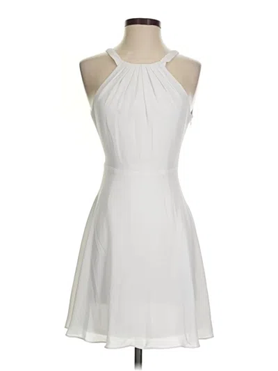 Pre-owned Express Outlet Cocktail Dress In White