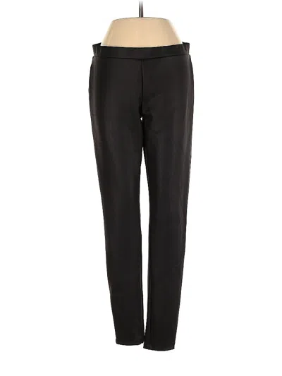 Pre-owned Express Outlet Faux Leather Pants In Black