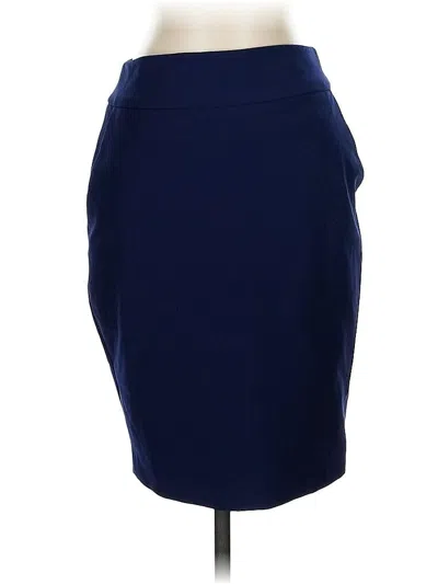 Pre-owned Express Outlet Formal Skirt In Blue