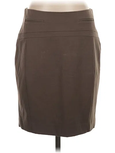 Pre-owned Express Outlet Formal Skirt In Brown