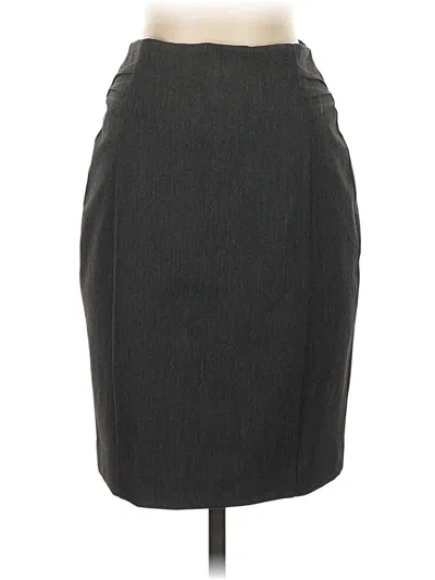 Pre-owned Express Outlet Formal Skirt In Gray