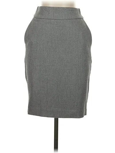 Pre-owned Express Outlet Formal Skirt In Gray