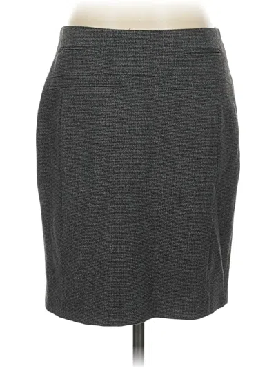 Pre-owned Express Outlet Formal Skirt In Gray