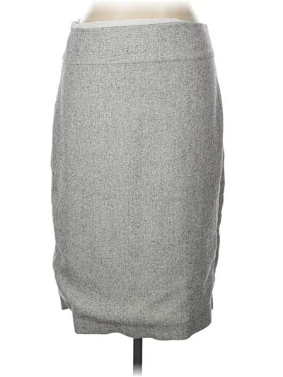 Pre-owned Express Outlet Formal Skirt In Gray