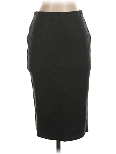 Pre-owned Express Outlet Formal Skirt In Gray