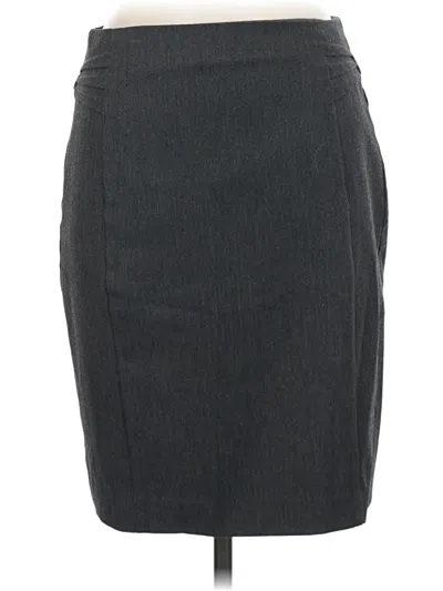Pre-owned Express Outlet Formal Skirt In Gray