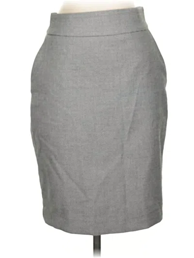 Pre-owned Express Outlet Formal Skirt In Gray