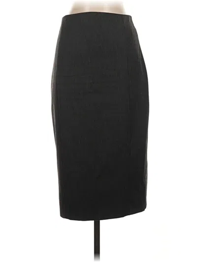 Pre-owned Express Outlet Formal Skirt In Gray