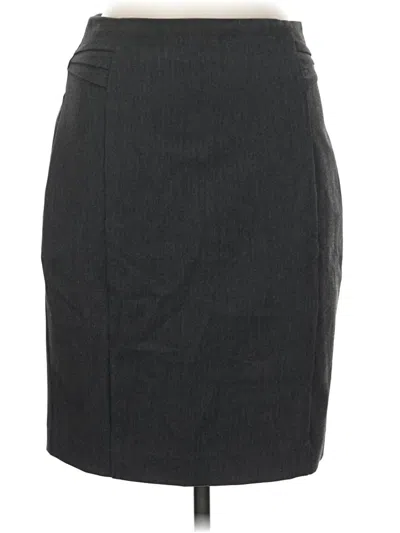 Pre-owned Express Outlet Formal Skirt In Gray
