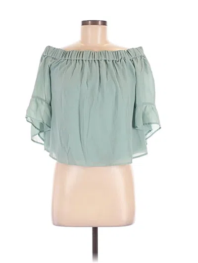 Pre-owned Express Outlet Formal Skirt In Green