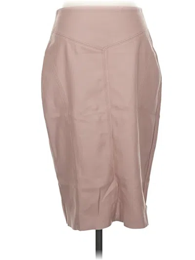 Pre-owned Express Outlet Formal Skirt In Tan